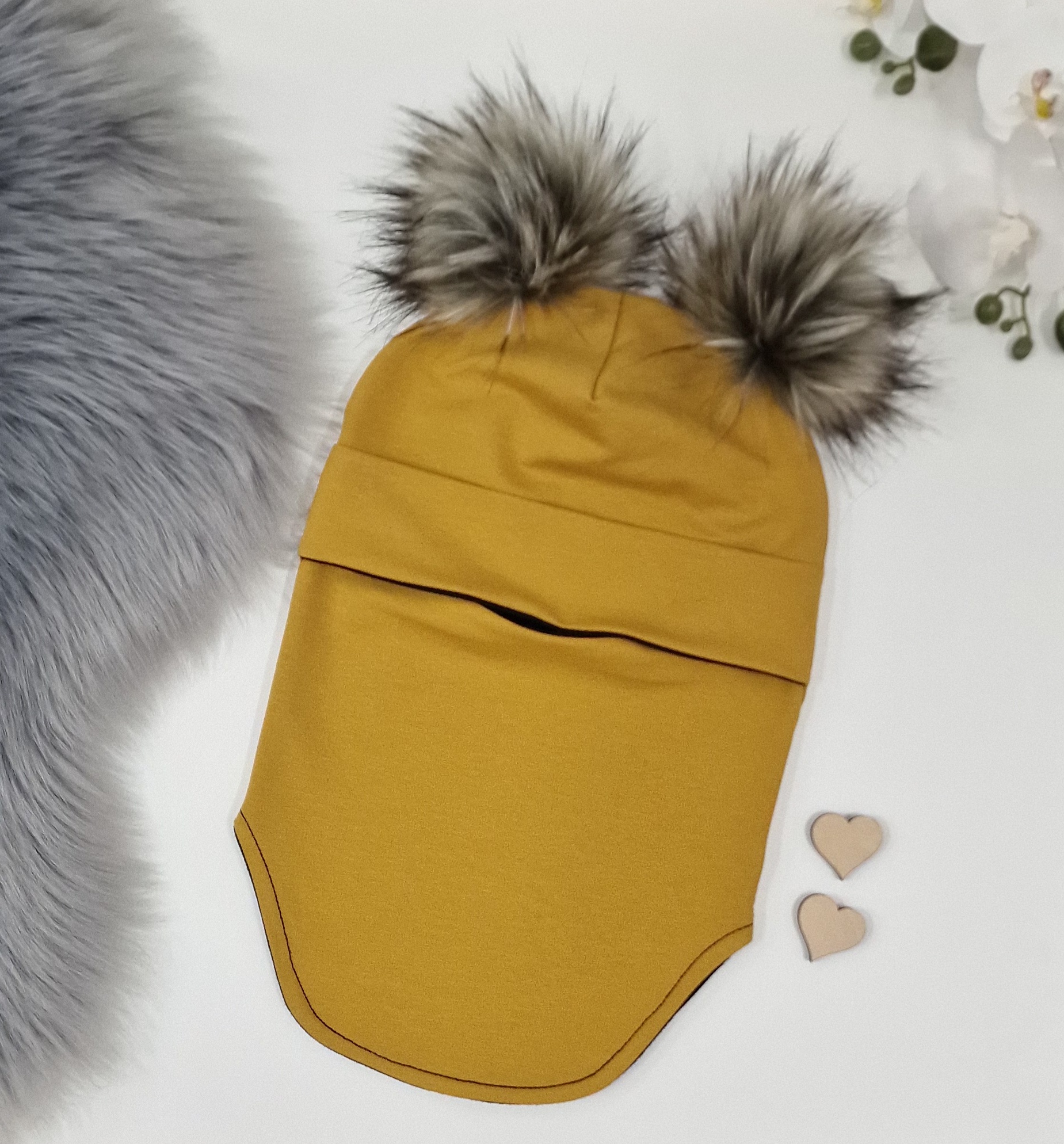 Talve tuukrimüts Sinepikollane 1 Talve tuukrimüts Sinepikollane