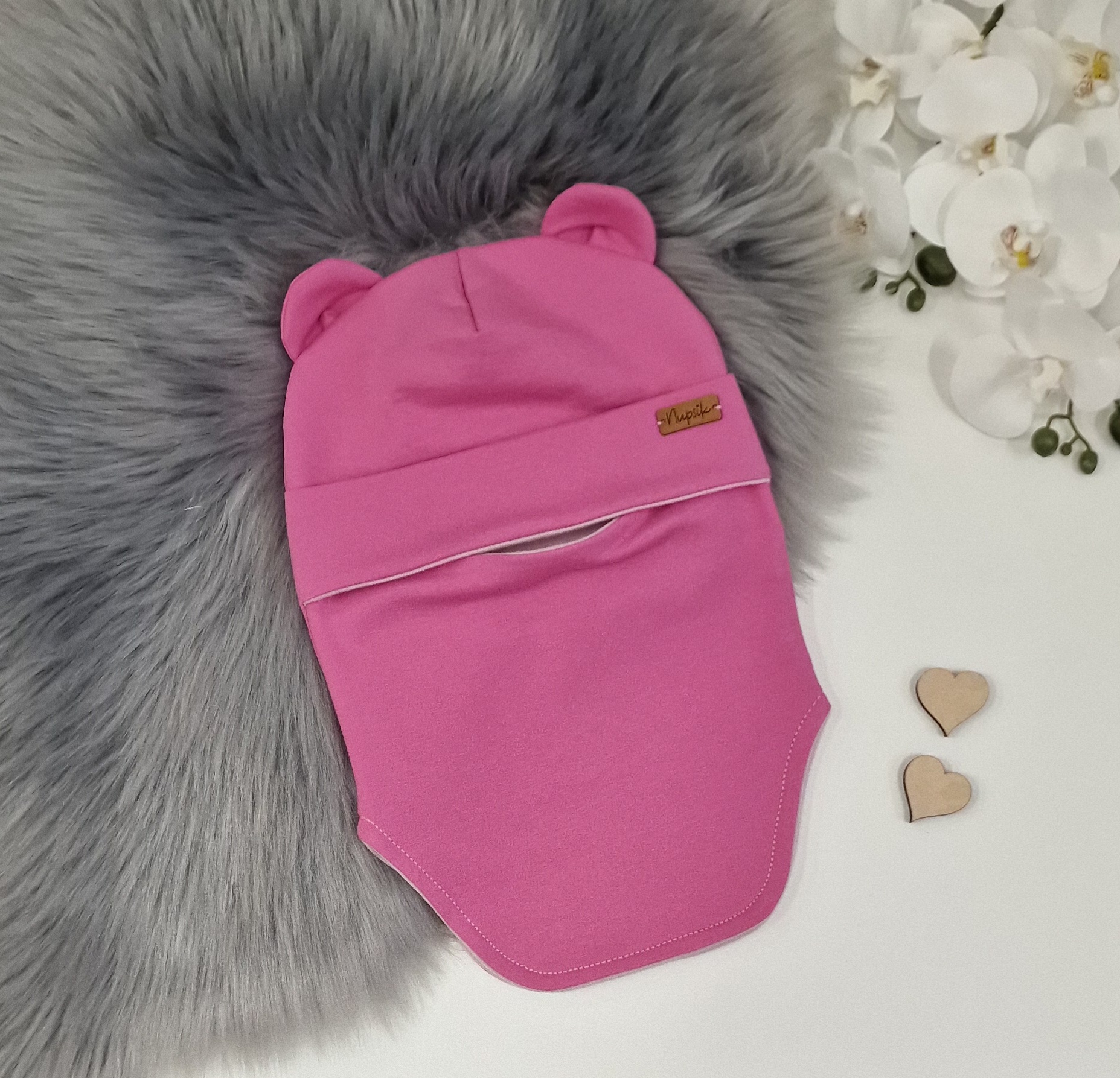 Talve tuukrimüts Keskmine roosa 1 Talve tuukrimüts Keskmine roosa