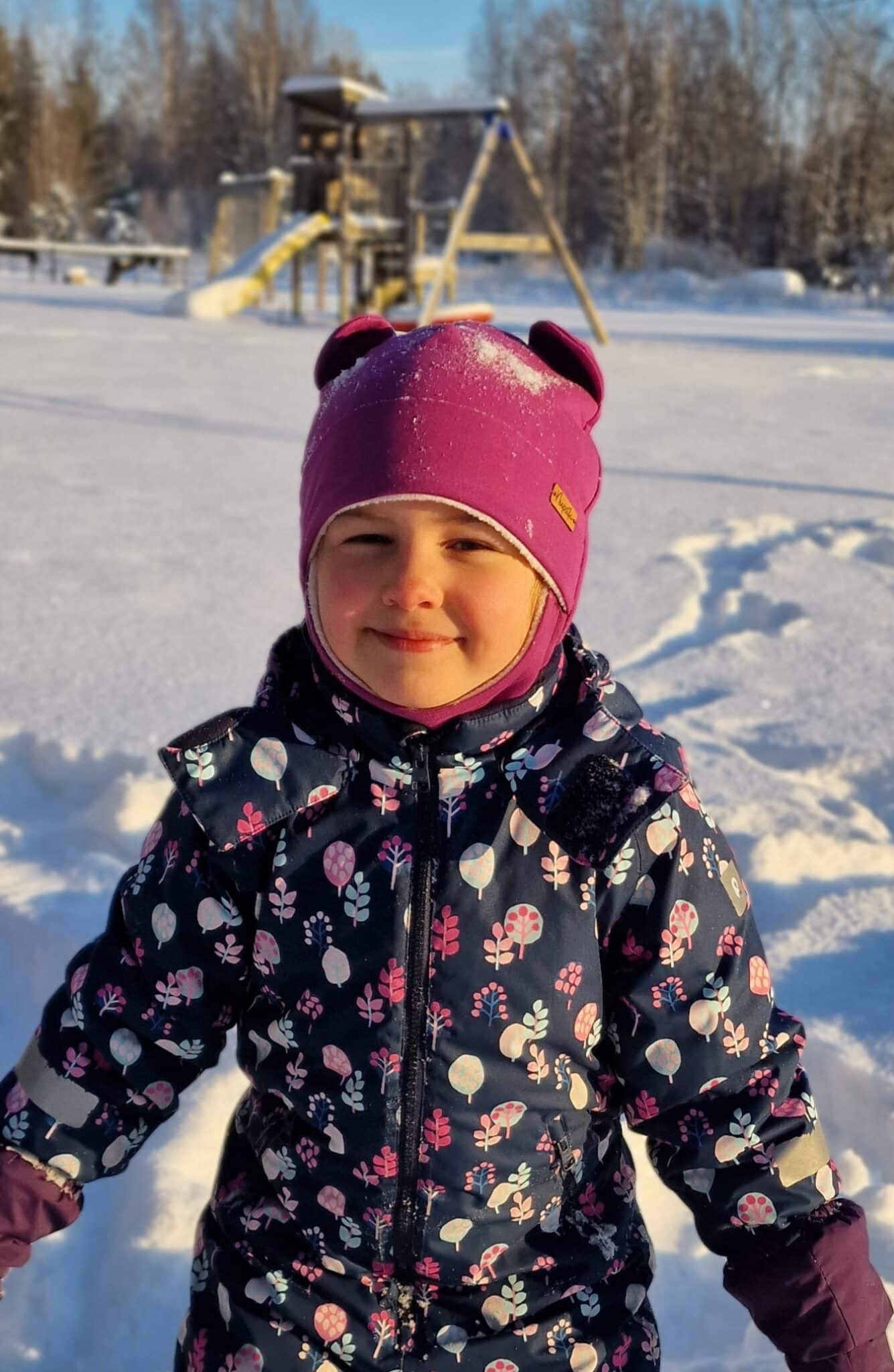 Talve tuukrimüts Lillakas-roosa 1 Talve tuukrimüts Lillakas-roosa